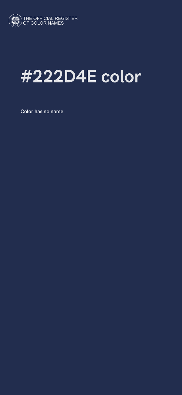 #222D4E color image