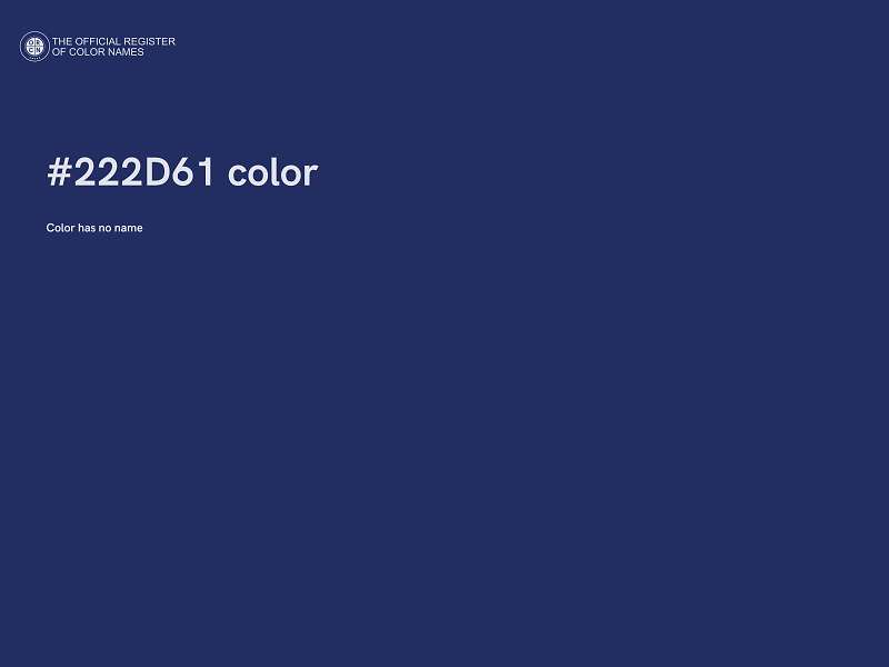 #222D61 color image