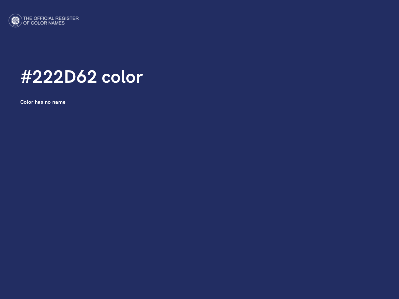 #222D62 color image