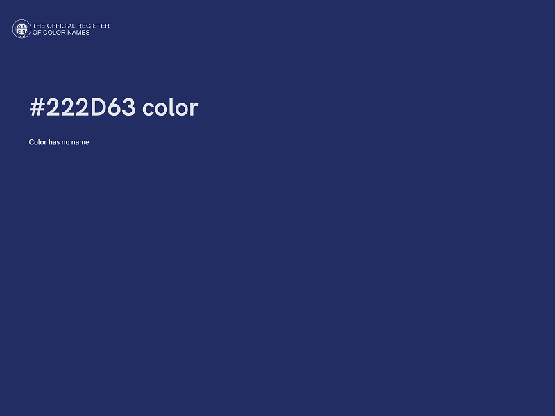 #222D63 color image