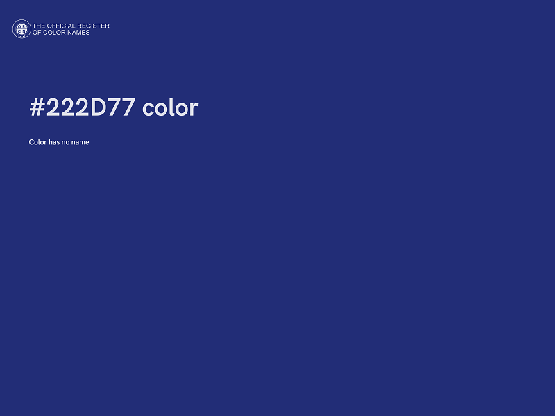 #222D77 color image