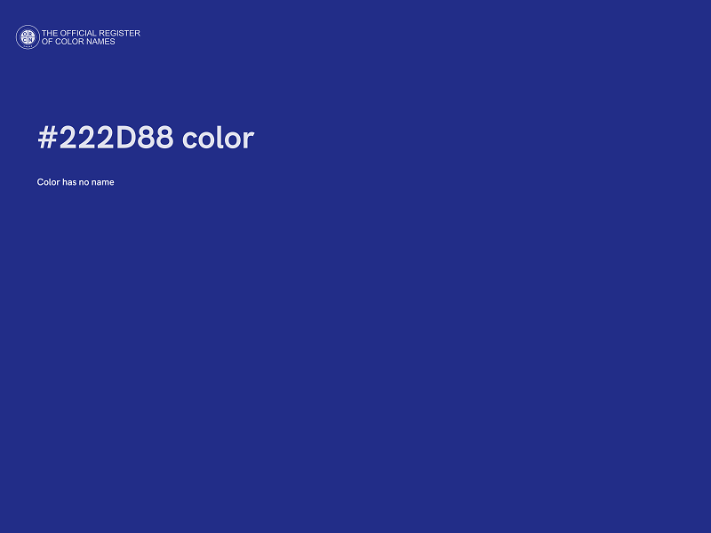 #222D88 color image