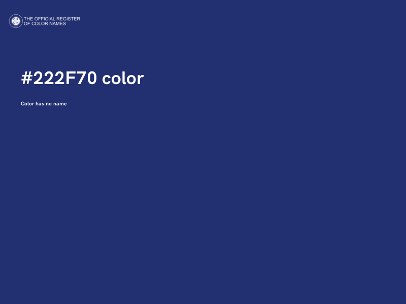 #222F70 color image
