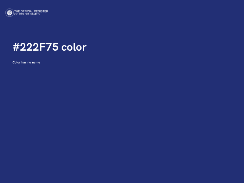 #222F75 color image