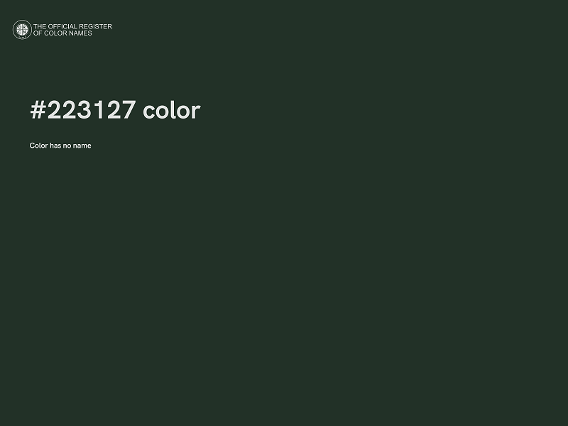 #223127 color image