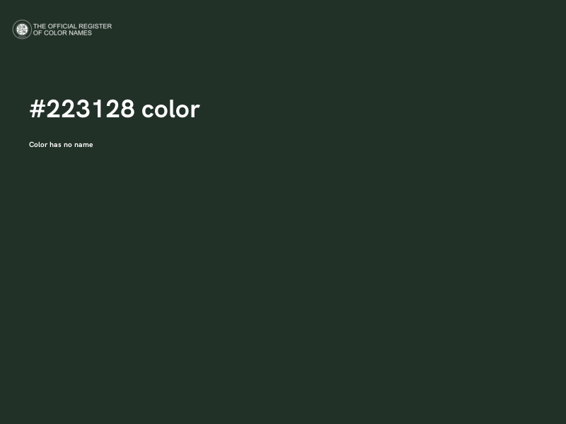 #223128 color image