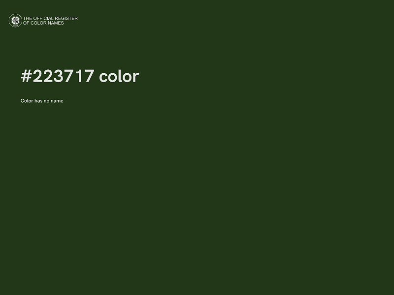 #223717 color image