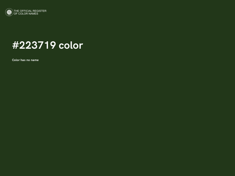 #223719 color image