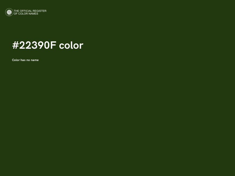 #22390F color image