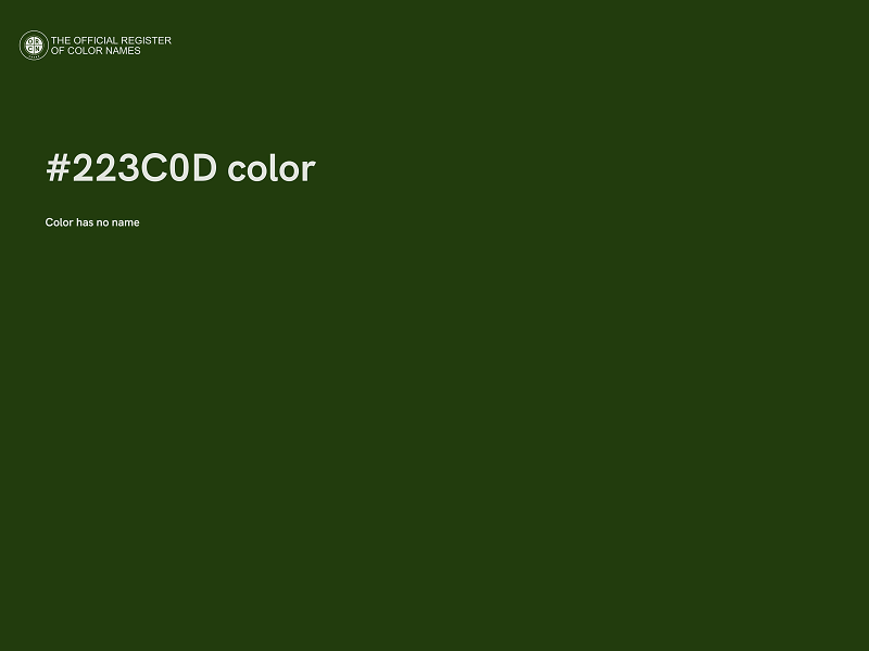 #223C0D color image