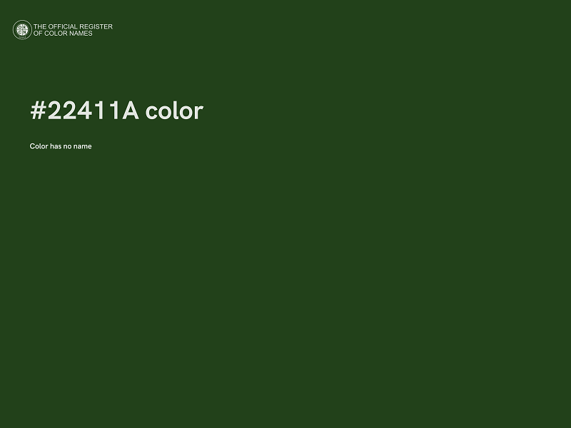 #22411A color image