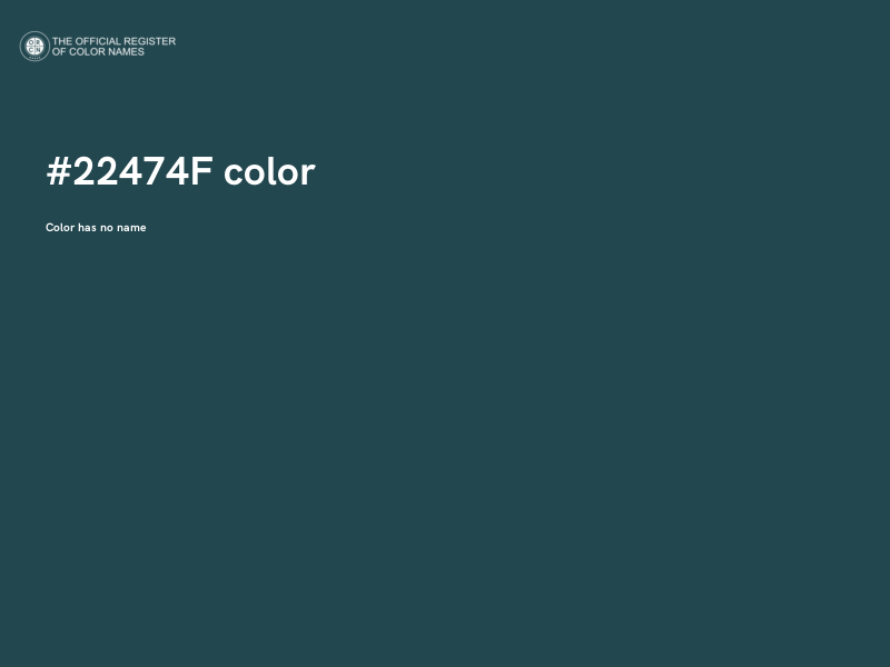 #22474F color image