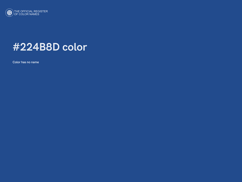 #224B8D color image