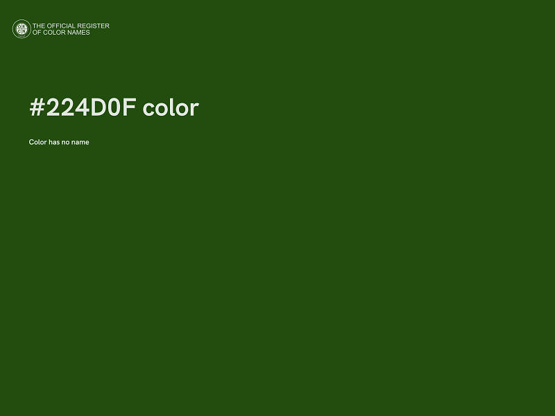 #224D0F color image