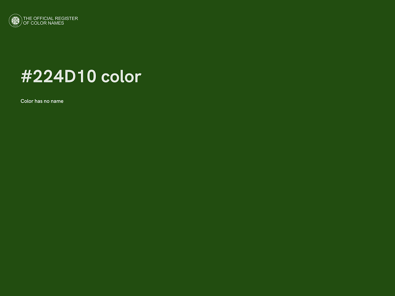 #224D10 color image