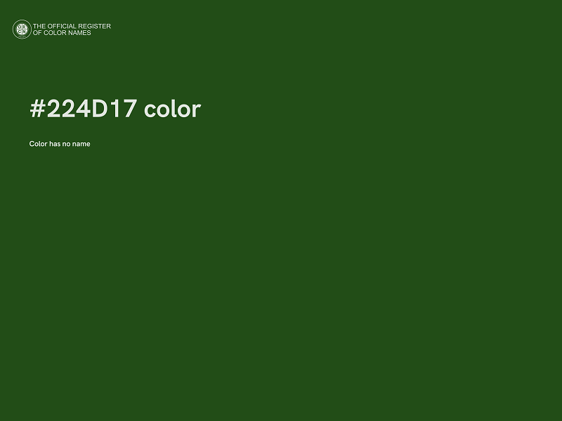 #224D17 color image