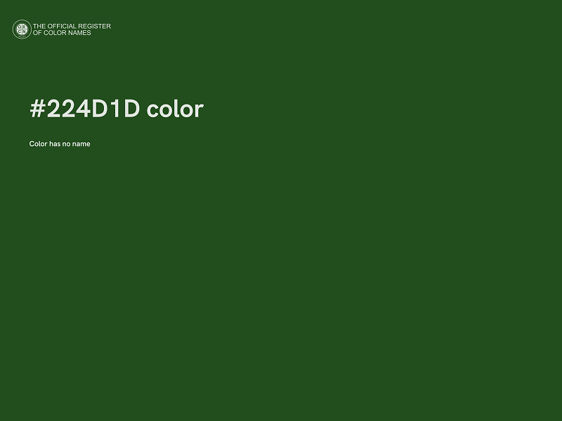 #224D1D color image