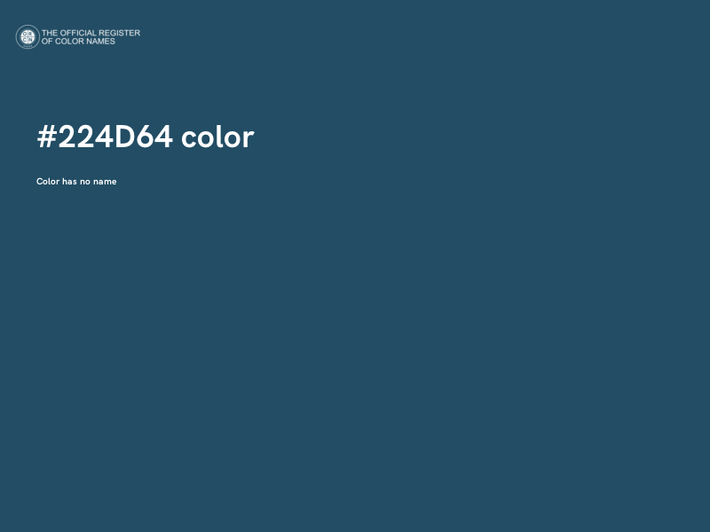 #224D64 color image