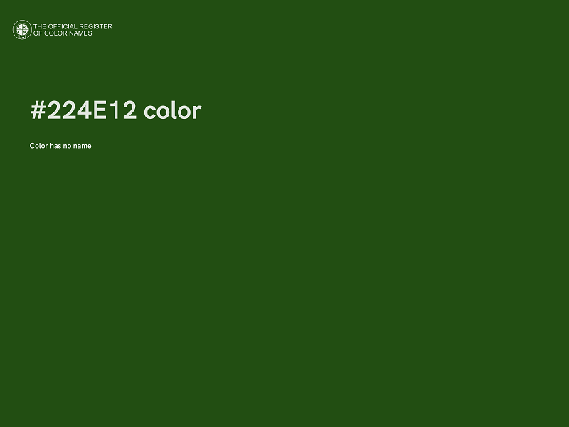 #224E12 color image