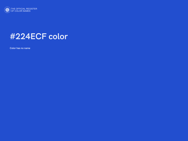 #224ECF color image