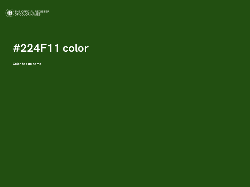 #224F11 color image