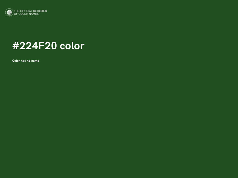 #224F20 color image