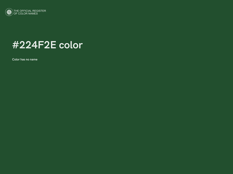 #224F2E color image