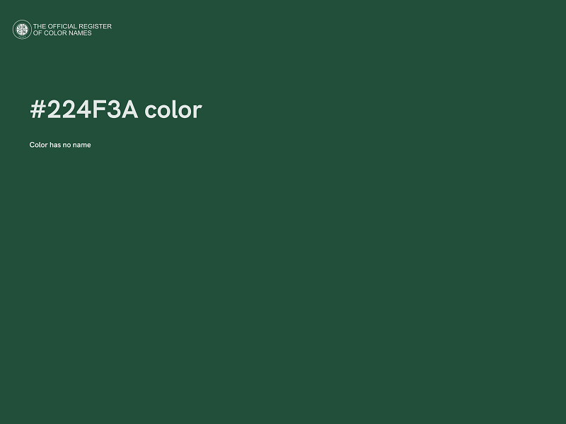 #224F3A color image