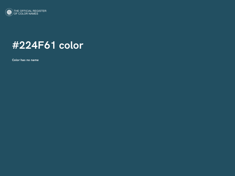 #224F61 color image