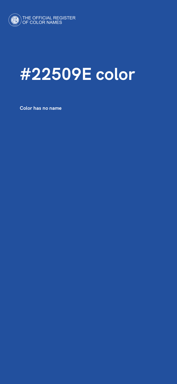 #22509E color image