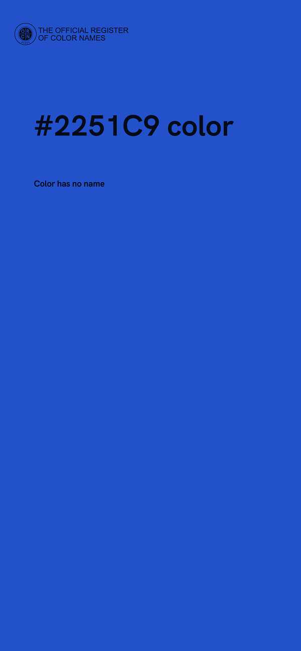 #2251C9 color image