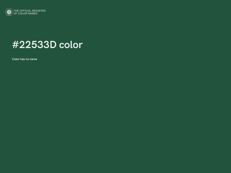 #22533D color image