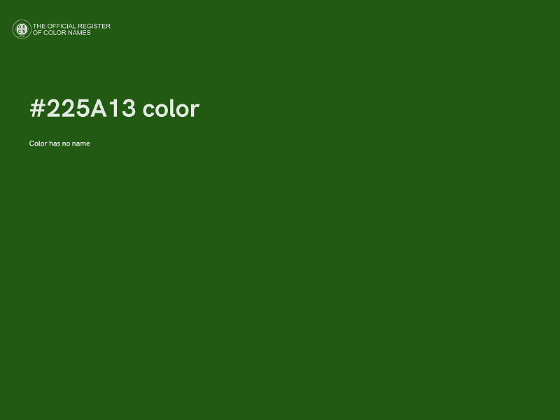 #225A13 color image