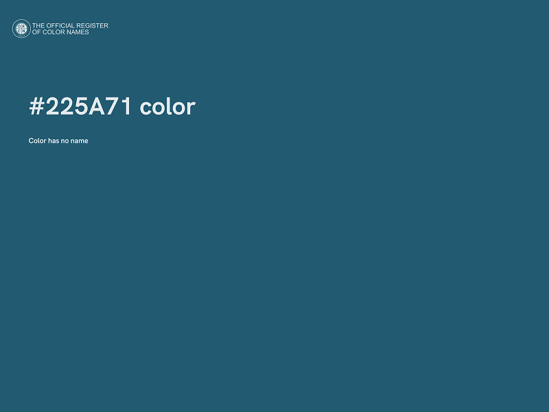 #225A71 color image