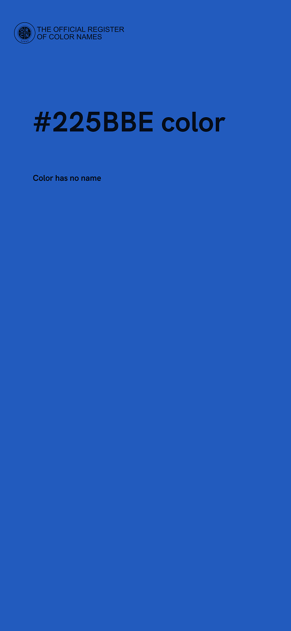 #225BBE color image