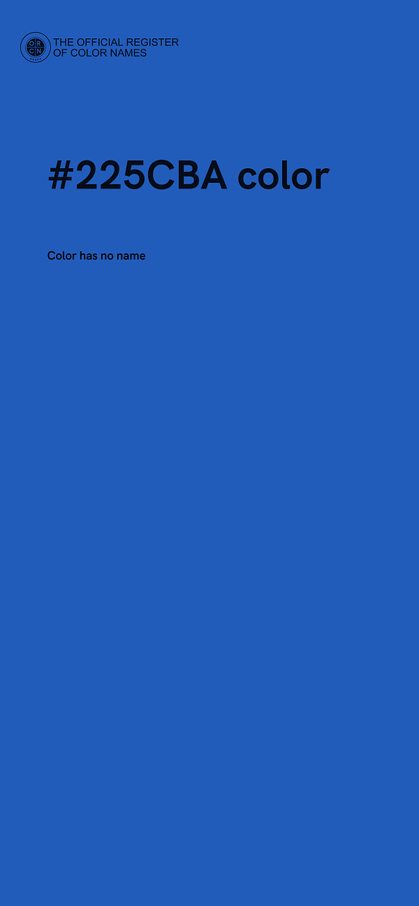 #225CBA color image