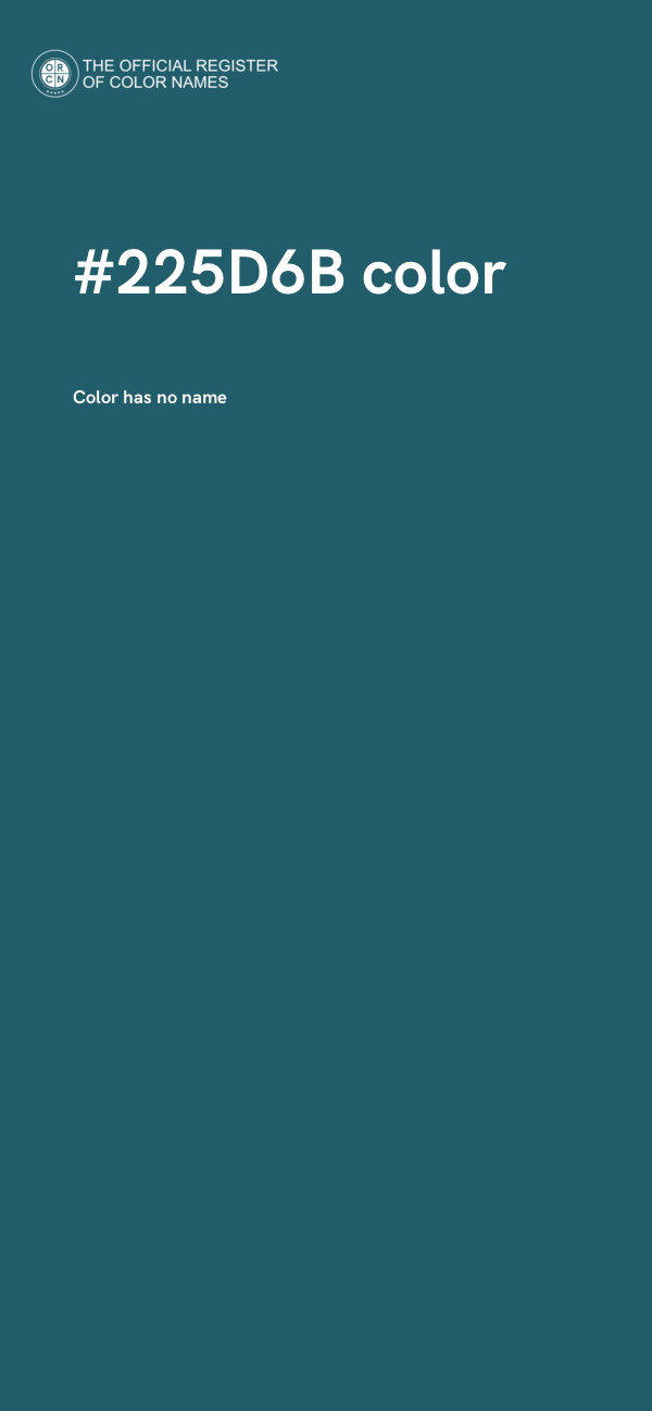 #225D6B color image