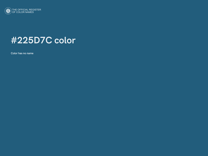 #225D7C color image