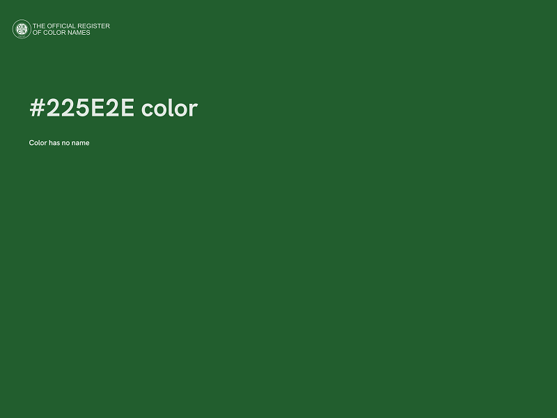 #225E2E color image
