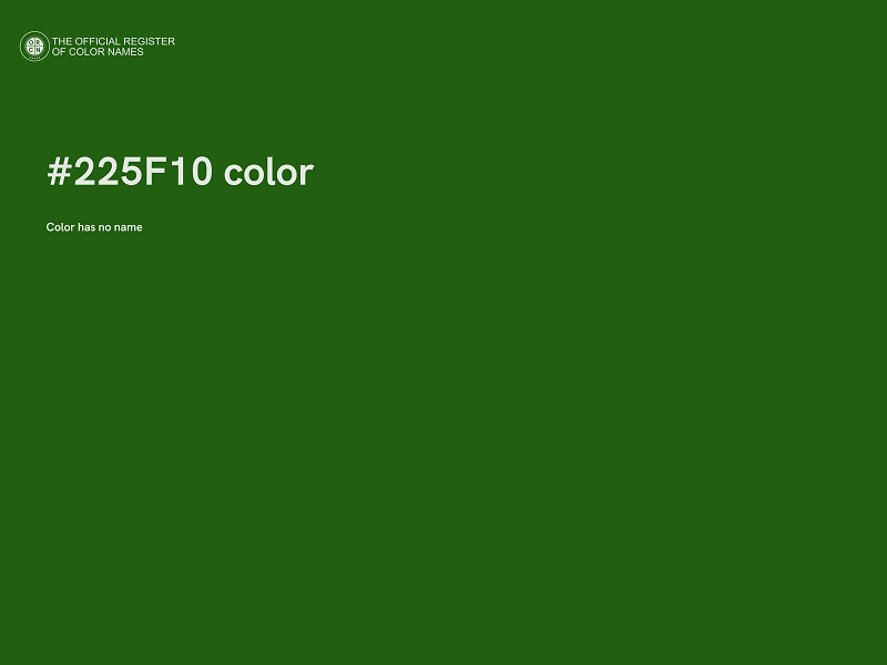 #225F10 color image
