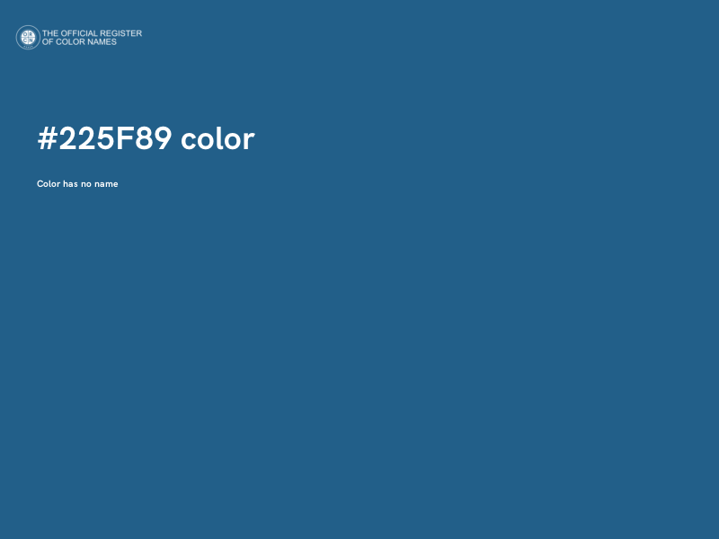 #225F89 color image