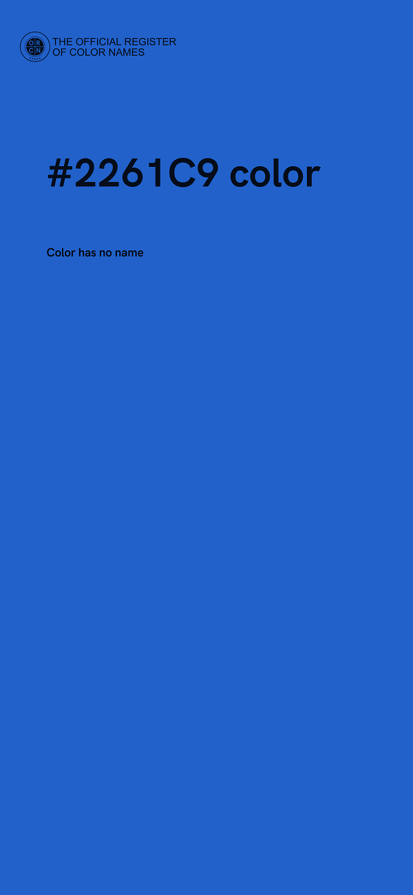 #2261C9 color image