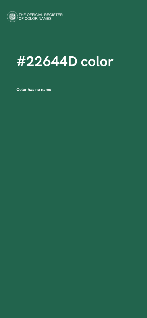 #22644D color image