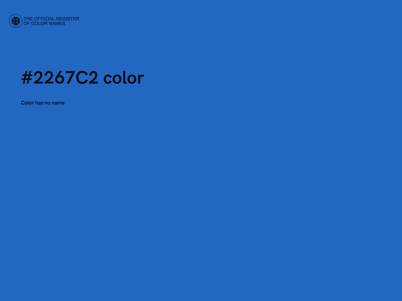 #2267C2 color image