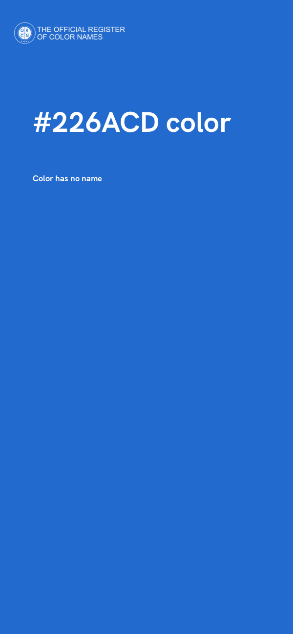 #226ACD color image