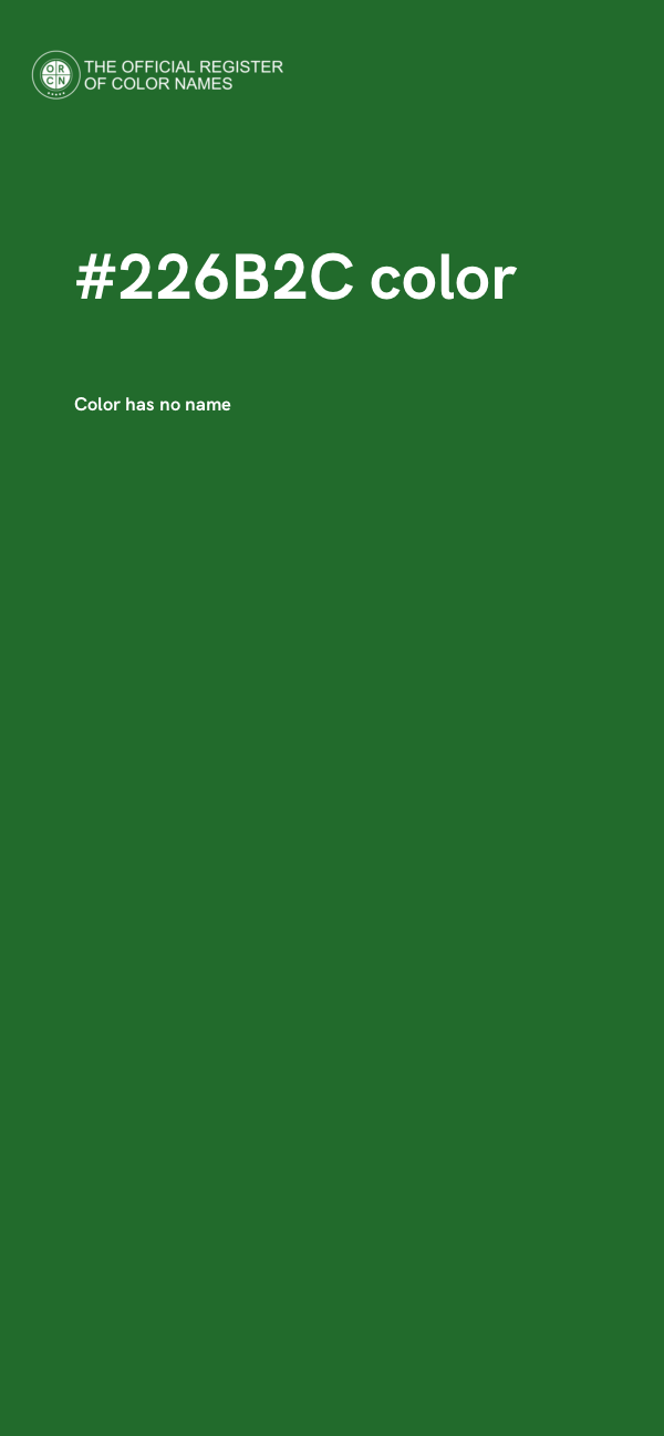 #226B2C color image