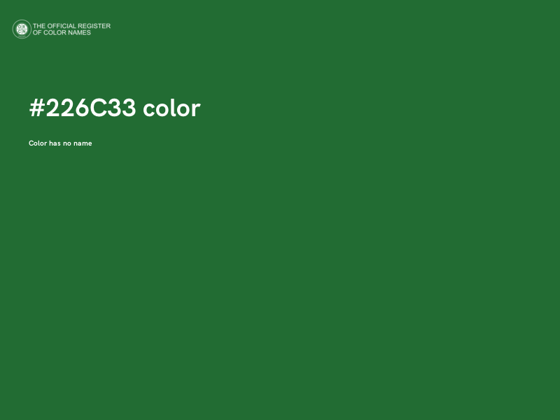 #226C33 color image