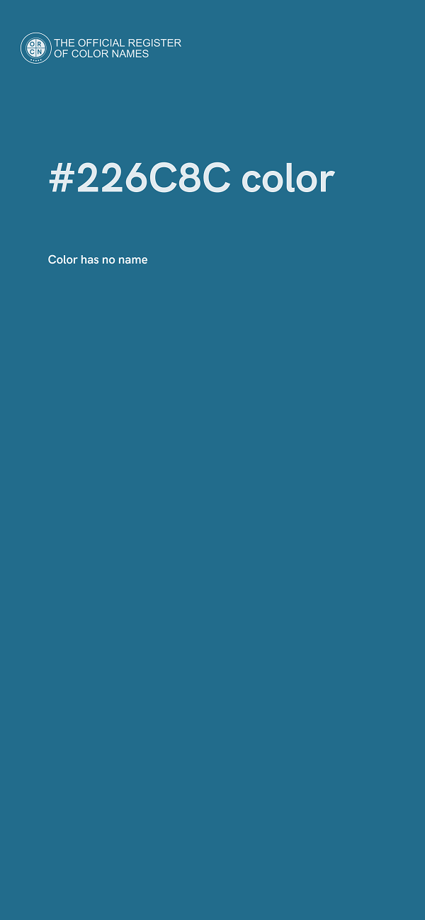 #226C8C color image