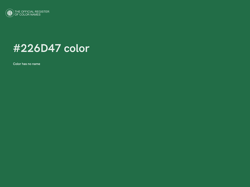 #226D47 color image