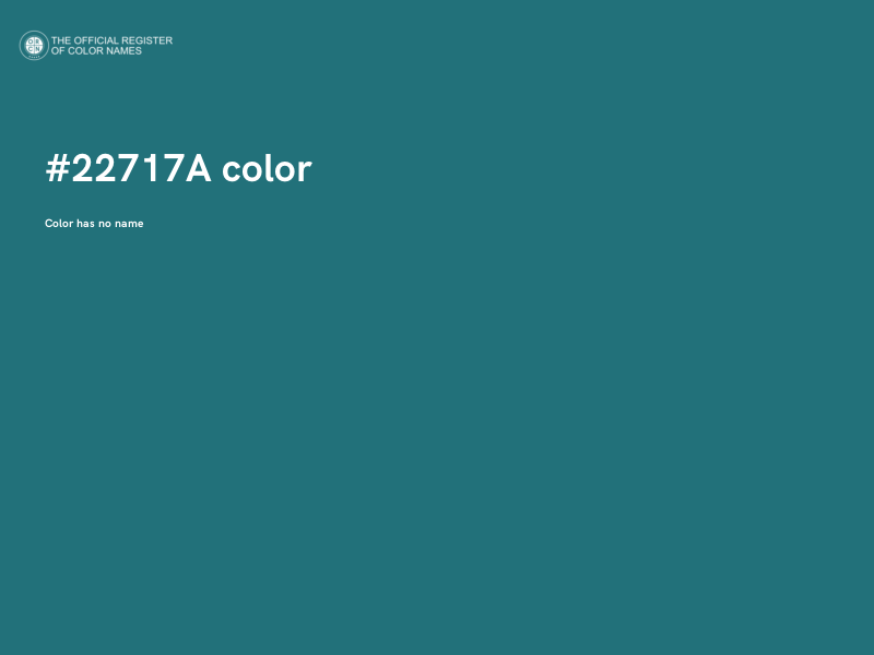 #22717A color image